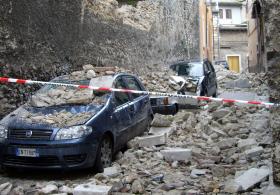 La destrucci&oacute;n de un terremoto