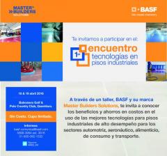 Asista al 1er Encuentro de Pisos Industriales de BASF
